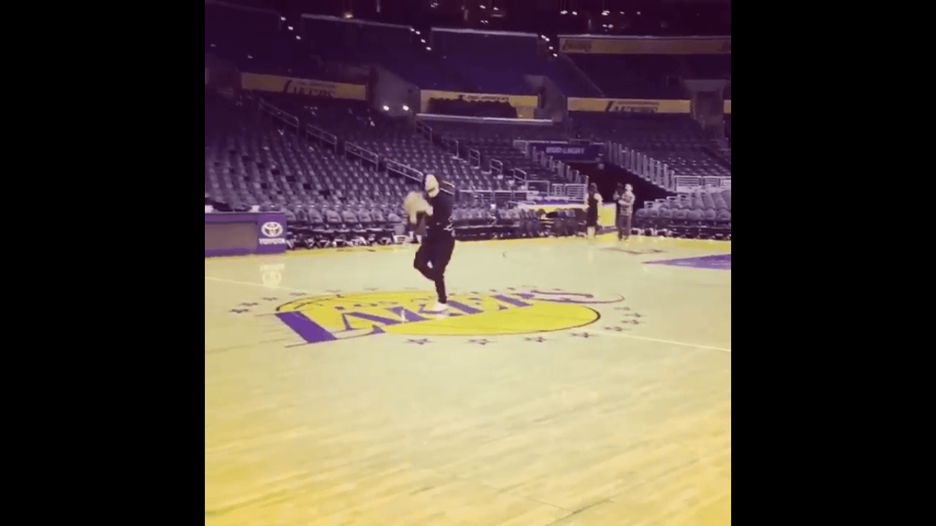 Justin Timberlake Is Draining Halfcourt Shots At The Staples Center
