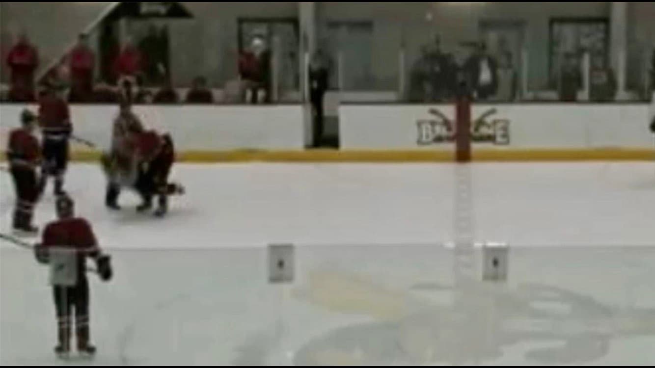 WATCH: College Hockey Player ATTACKS Referee To End Championship Game