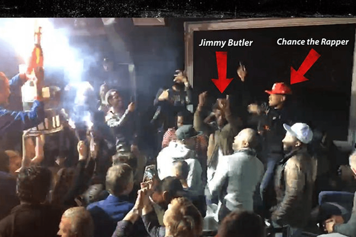Jimmy Butler 'Balled So Hard' At The Club With Chance The Rapper