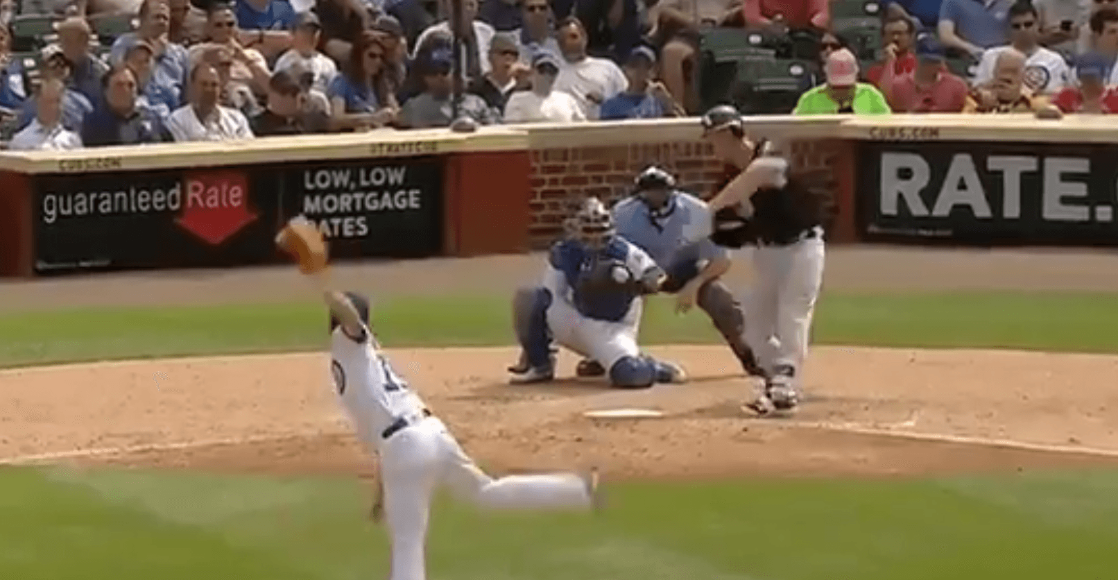 R.I.P. Matt Davidson Just Murdered A Baseball In Cold Blood