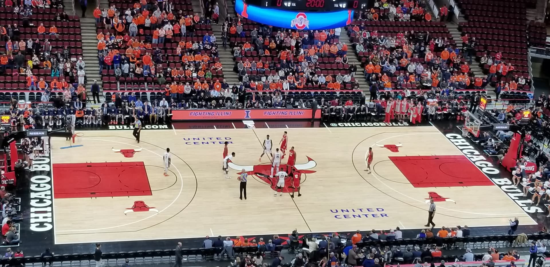The Illinois Fighting Illini Fall To Ohio State At The United Center