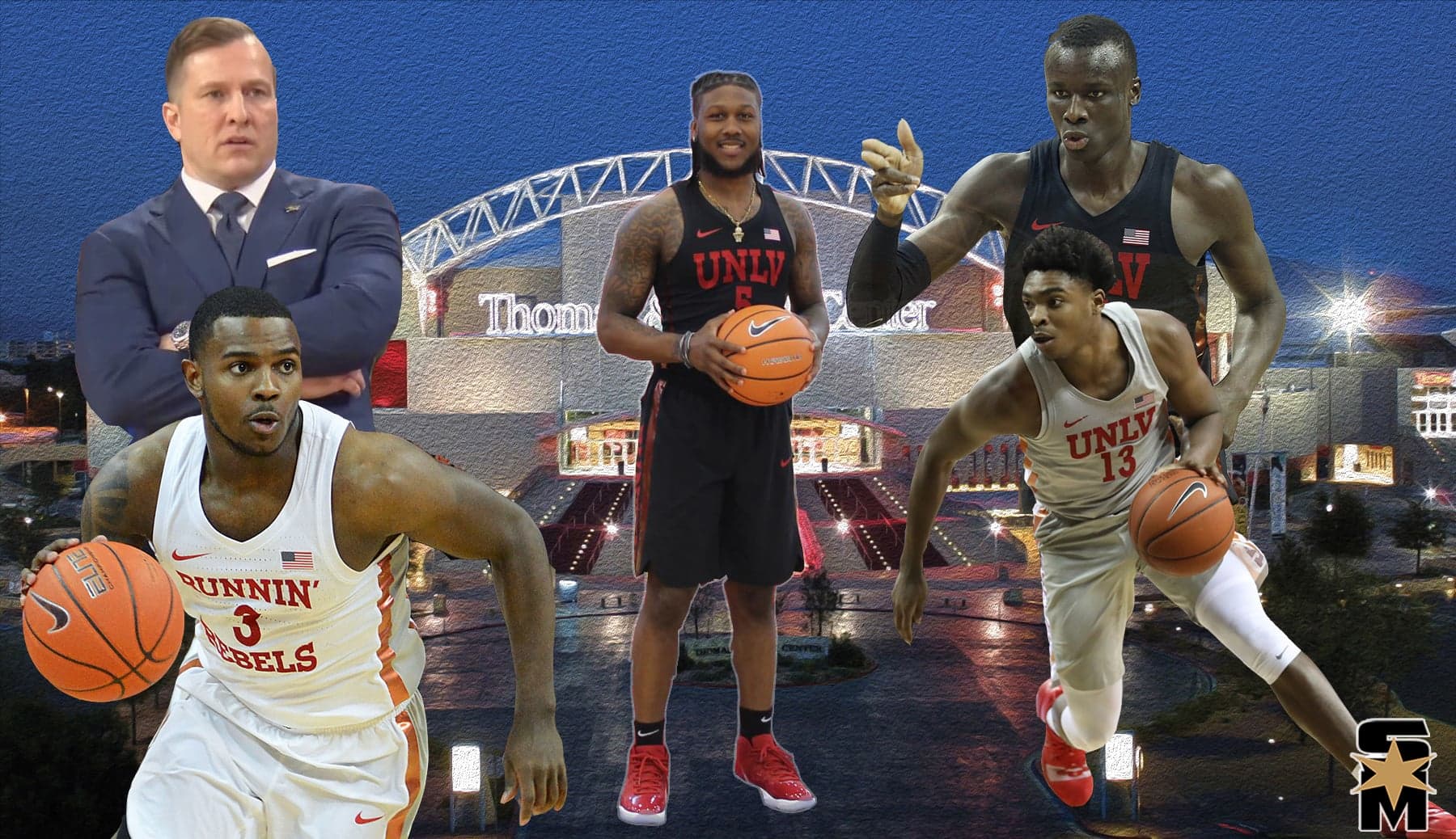 UNLV Runnin' Rebels Land Second-Ranked Transfer David Jenkins Jr.