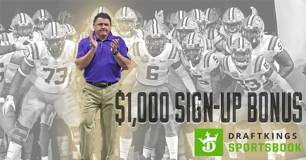 Best Week 14 College Football Matchups On DraftKings - $1,000 Sign-Up Bonus