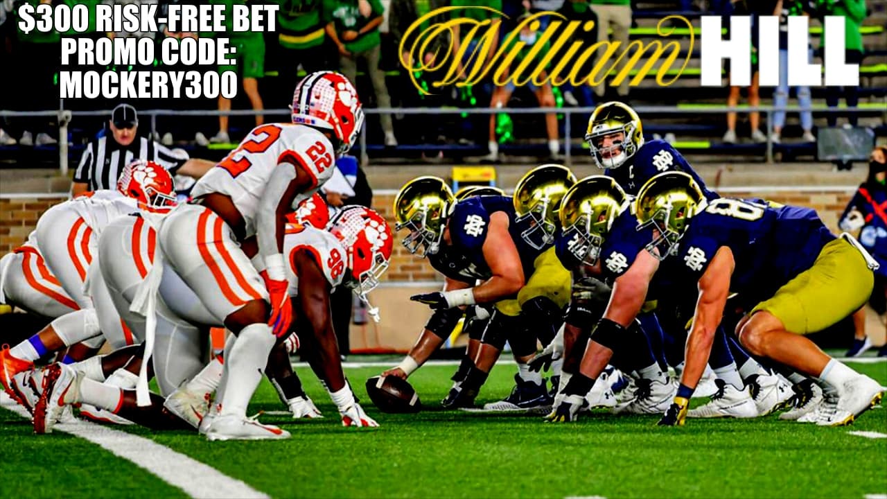 200% Cash Bonus If Notre Dame Beats Clemson | William Hill Sportsbook