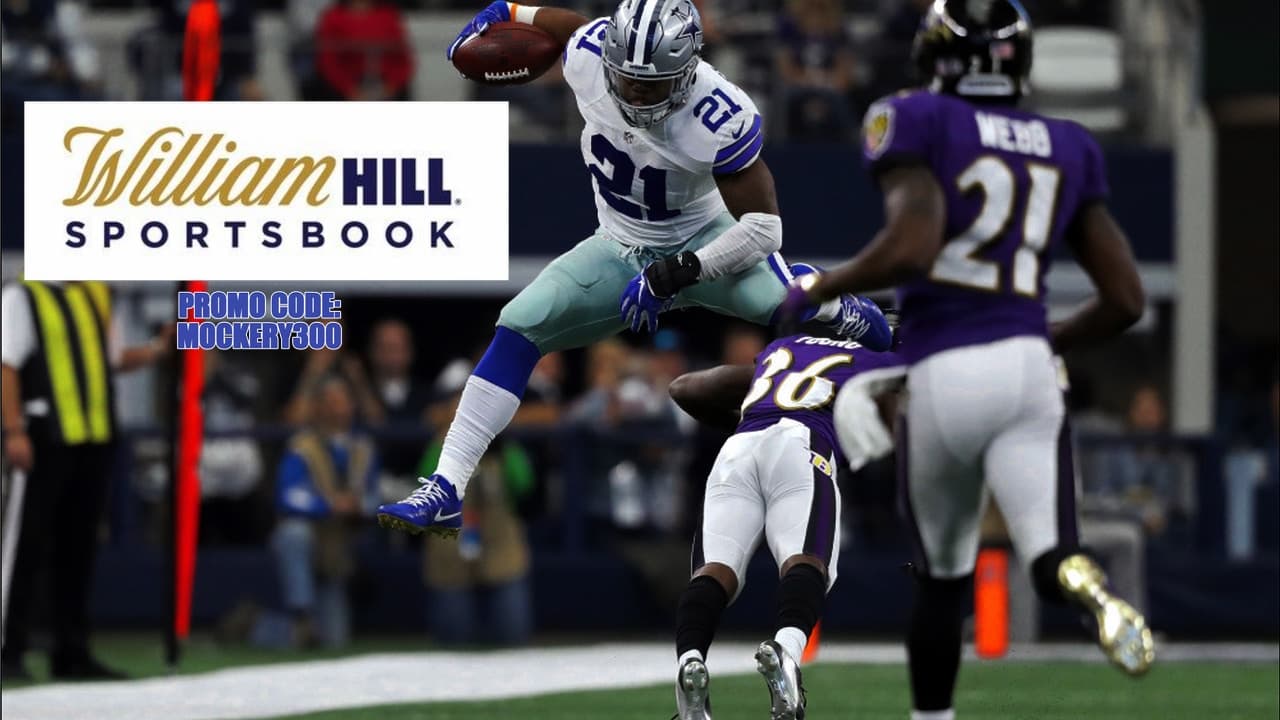Chance To Win $1,000+ With Risk-Free Bet From William Hill Sportsbook Wagering on Cowboys vs. Ravens