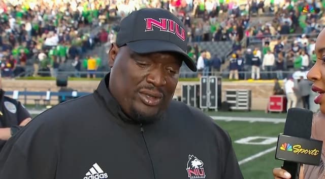 Thomas Hammock's Postgame Interview Made NIU's Huge Upset Over Notre Dame So Much Better