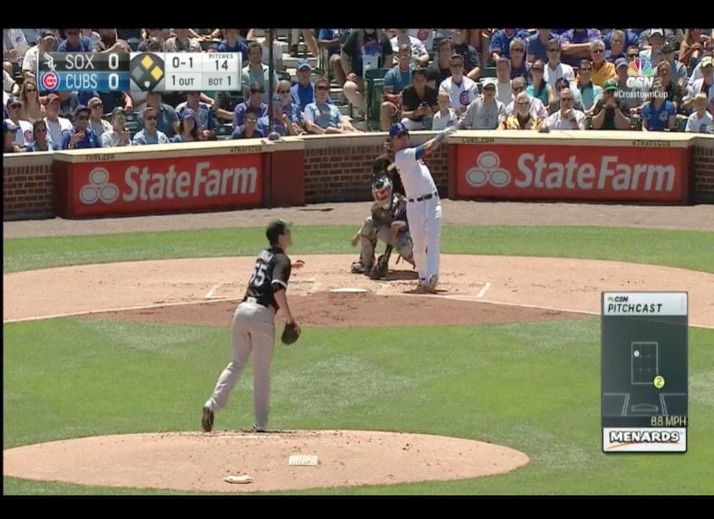 Willson Contreras Lights Up Carlos Rodon For a 3-Run Home Run
