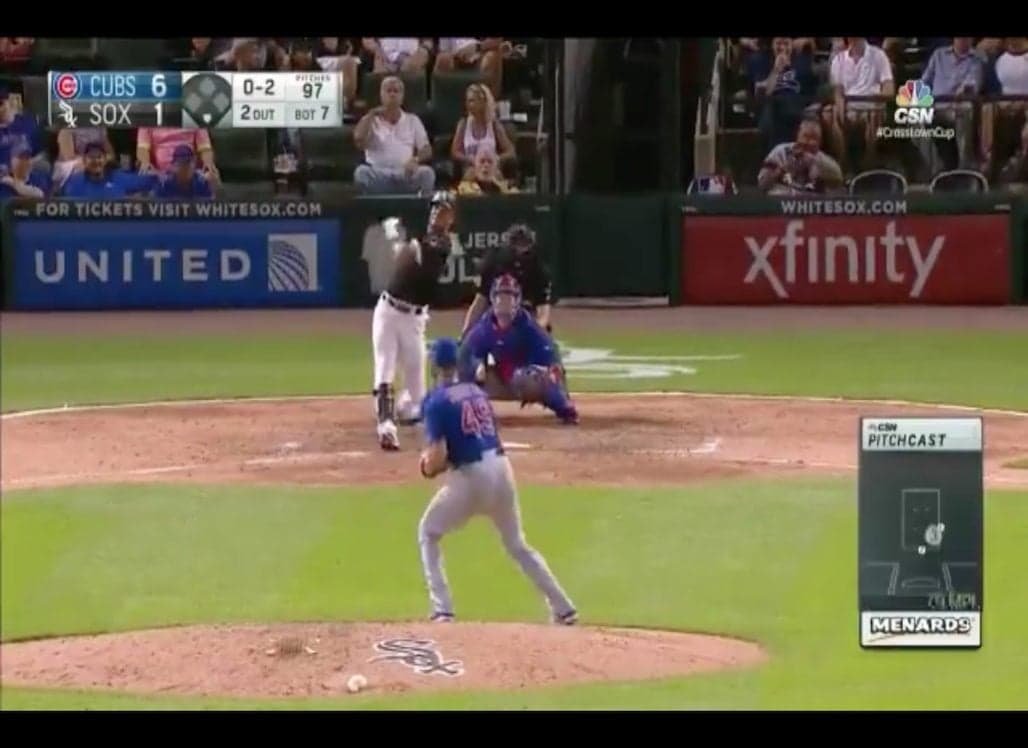 White Sox Yoan Moncada Hits His First MLB Home Run