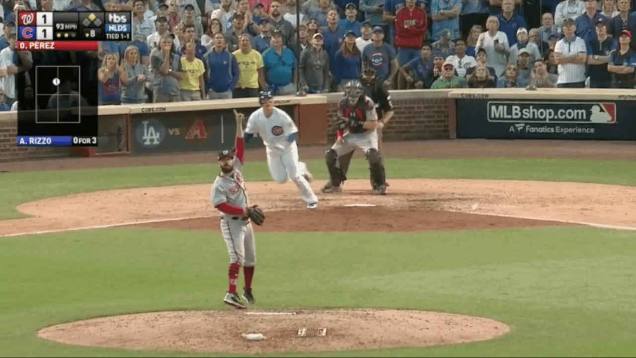 Anthony Rizzo's Bloop Single Wins Game 3 Of NLDS!