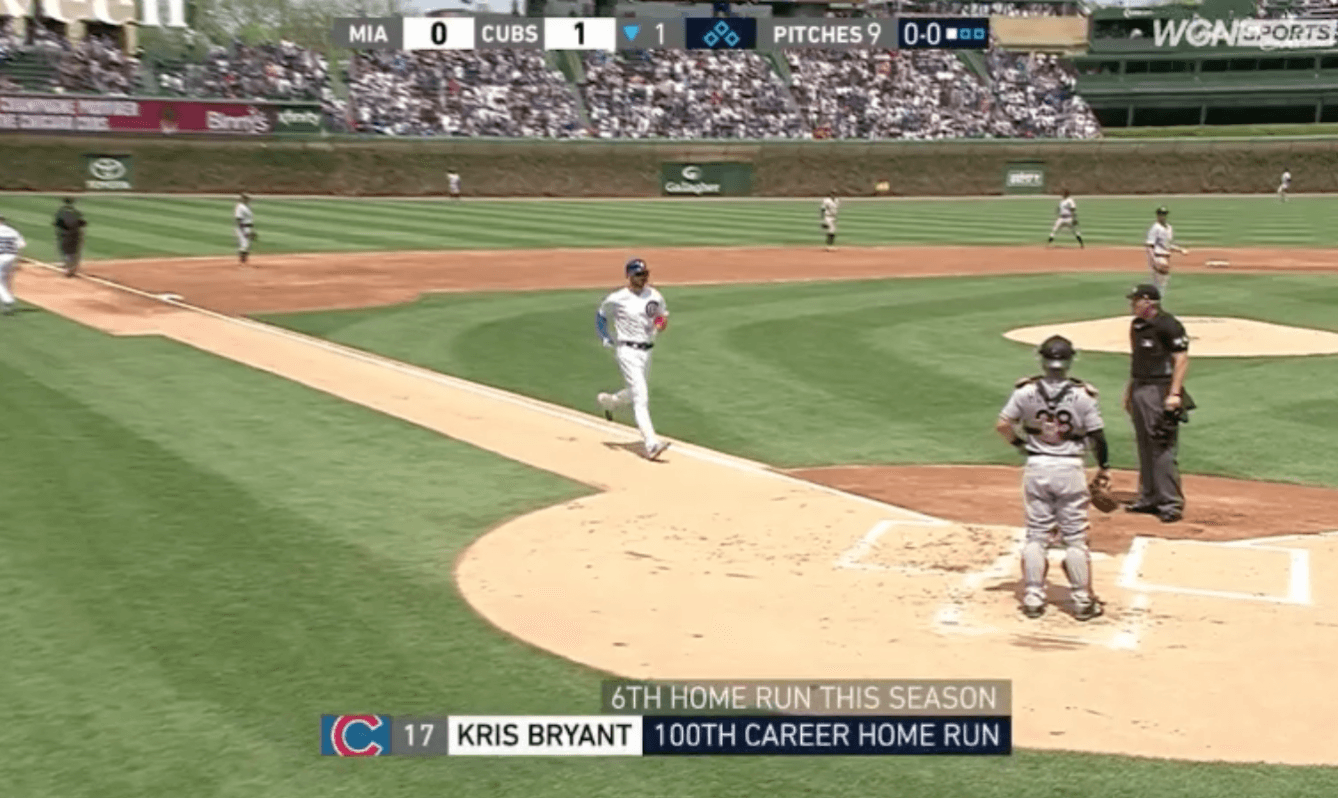 Kris Bryant Blasts 100th Career HR On 3-Year Anniversary Of His First One