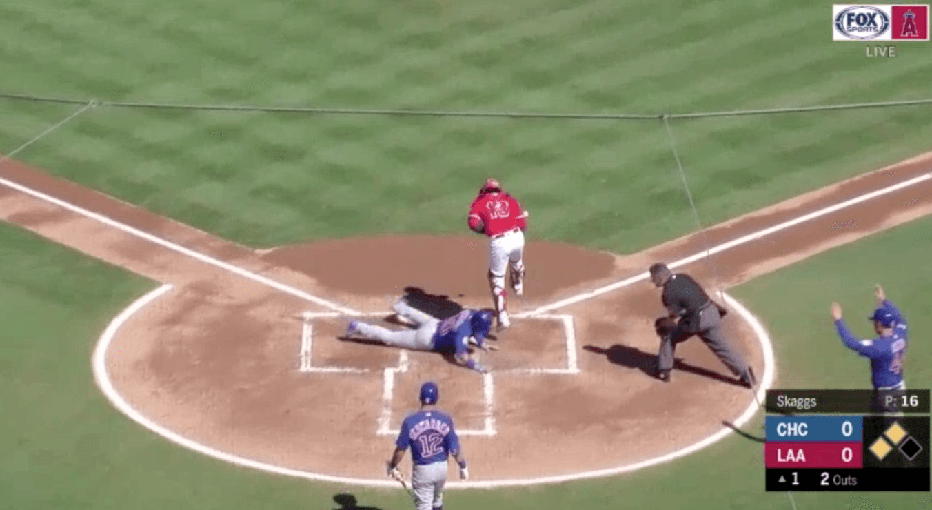 VIDEO: Willson Contreras Scores Little League HR After Mike Trout's Hilarious Error