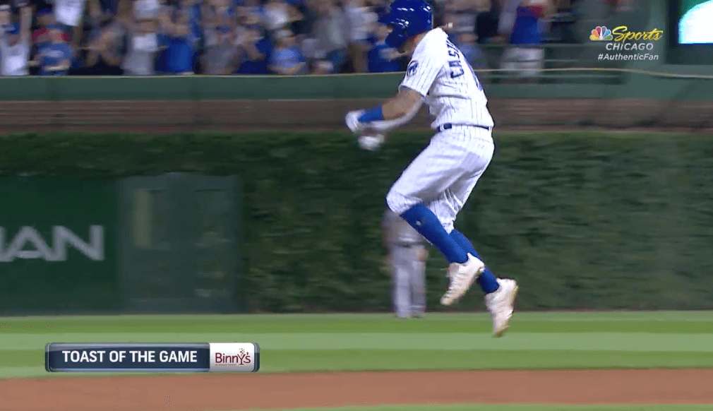 Nick Castellanos Celebrating Kris Bryant's Game-Winning HR Was Awesome