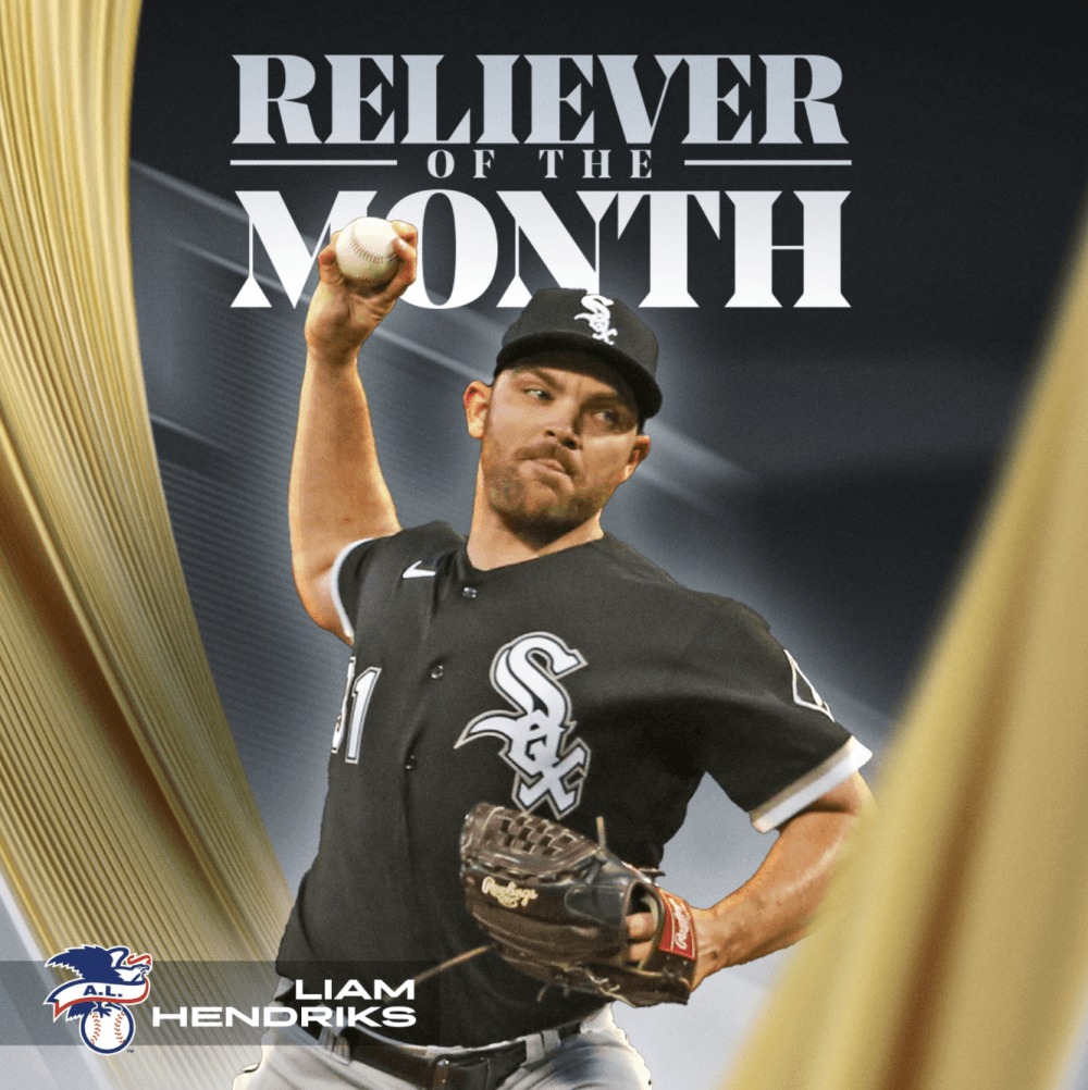 Chicago Lock Down: Hendriks and Tepera Named Relievers of the Month